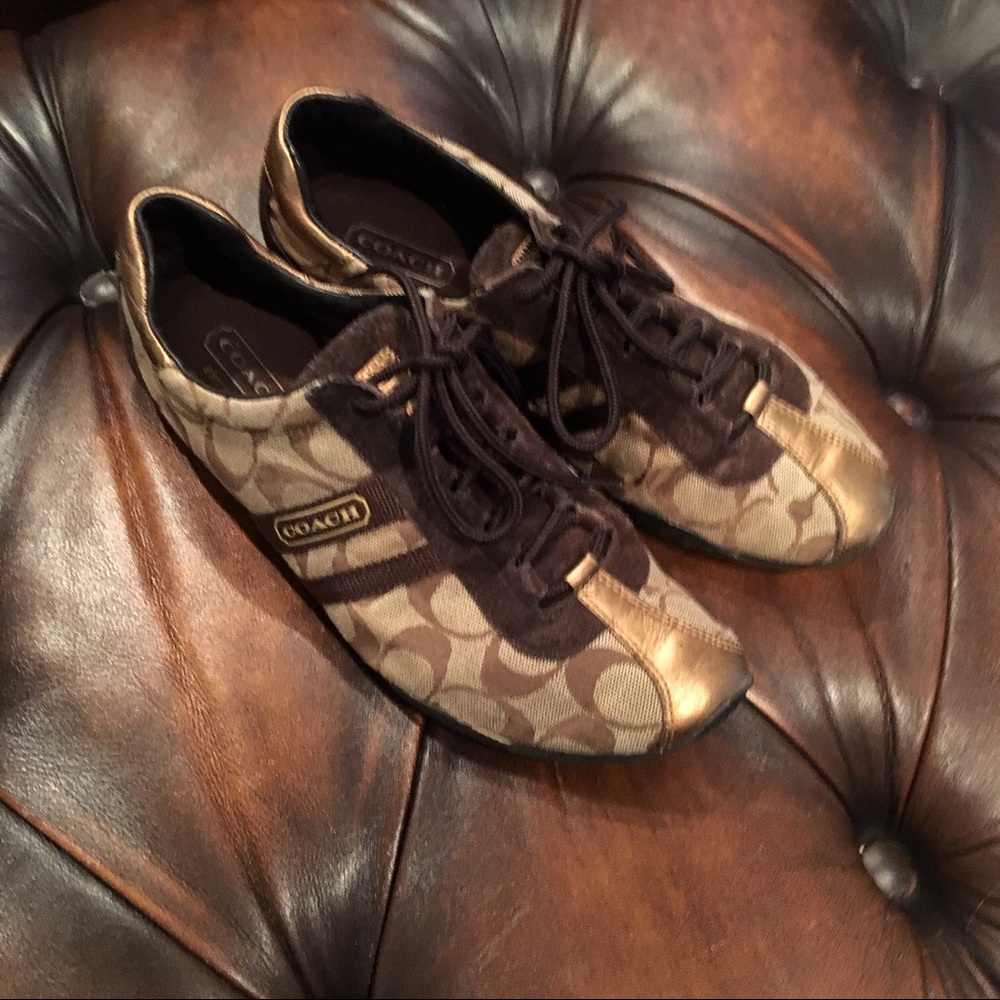 Coach Katelyn Brown Sneakers 8.9 Exc. Condition!